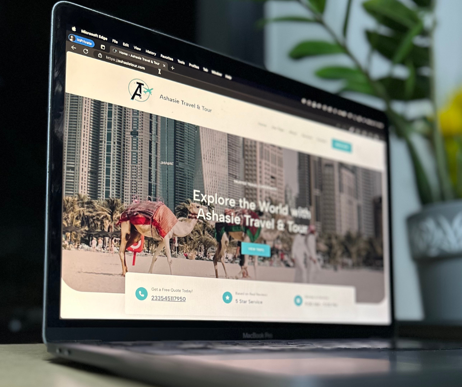 Ashasie Travel Website Post image