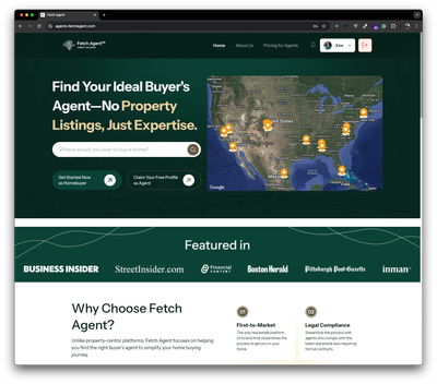 Fetch Agent Real Estate Platform Tag image